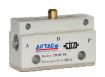 AIRTAC MANUAL VALVES, CM3 SERIES BASIC UNIT (PLUNGER) COMPACT 3 WAY 2 POSITION N.C, M5 PORTS